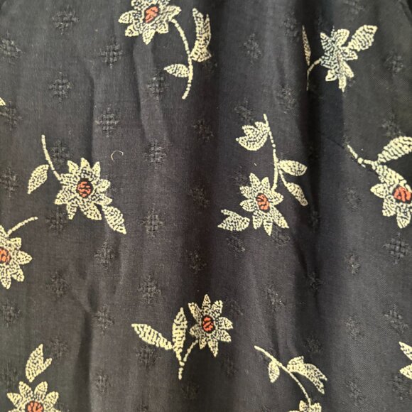 Old Navy Floral-Print Textured-Dobby Midi Swing Dress for Women, Size Small - Picture 3 of 5